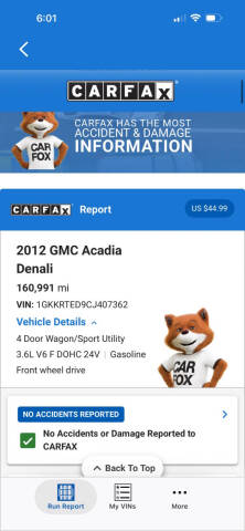 2012 GMC Acadia Denali
