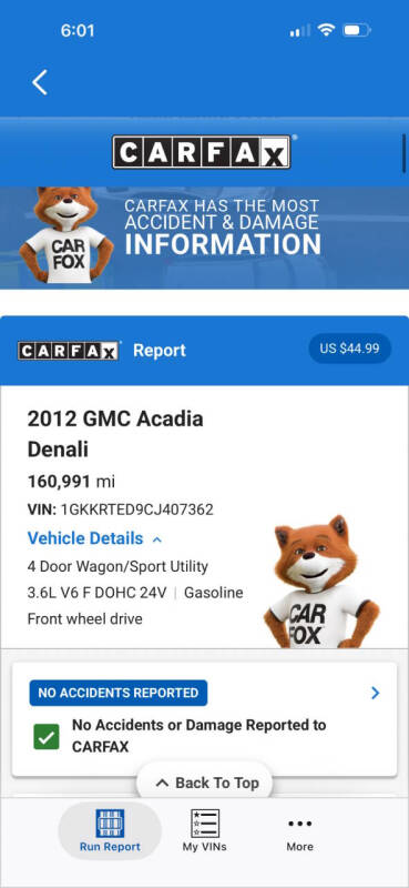 2012 GMC Acadia Denali