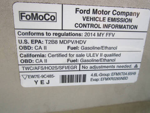 2014 Ford E-Series E-150