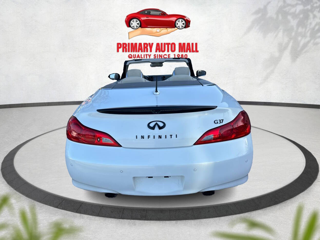 2012 INFINITI G37 Convertible for sale at Primary Auto Mall in Fort Myers, FL