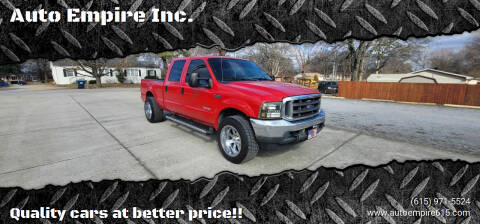 2004 Ford F-250 Super Duty for sale at Auto Empire Inc. in Murfreesboro TN