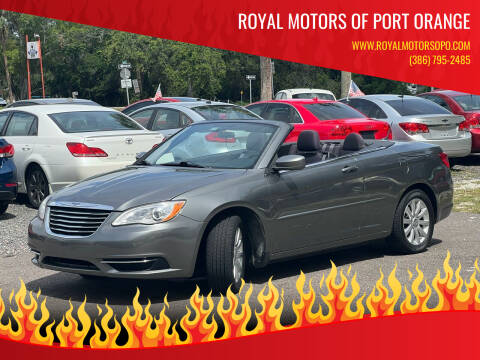 2013 Chrysler 200 for sale at Royal Motors of Port Orange in Port Orange FL