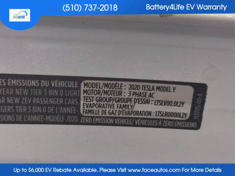 2020 Tesla Model Y Long Range