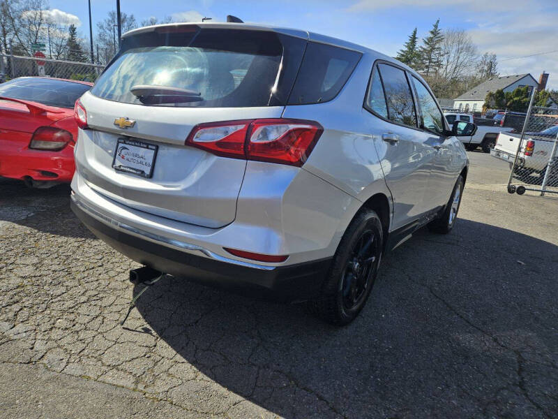 Used 2018 Chevrolet Equinox LS with VIN 2GNAXREV5J6133362 for sale in Salem, OR