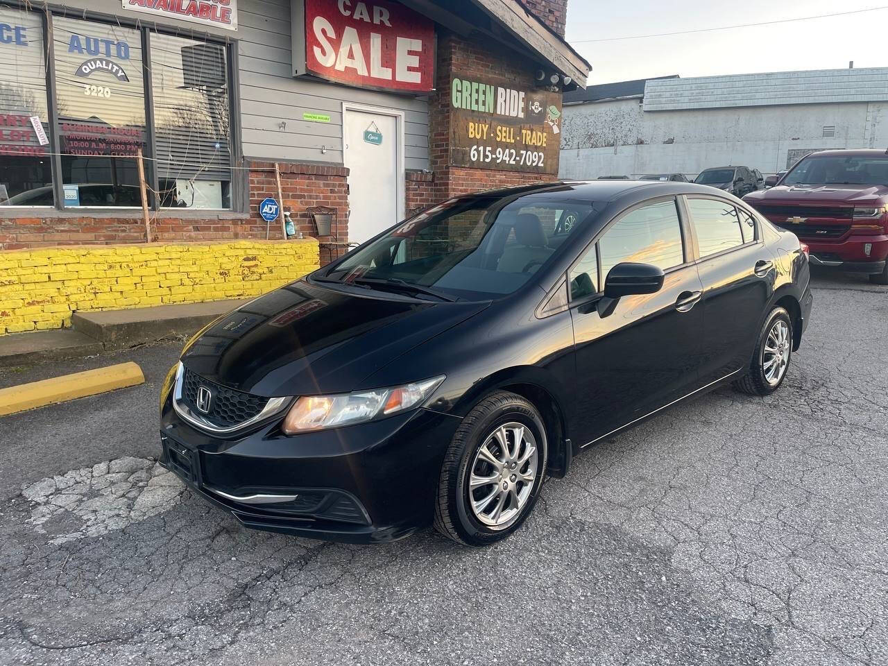 2014 Honda Civic for sale at Green Ride LLC in NASHVILLE, TN