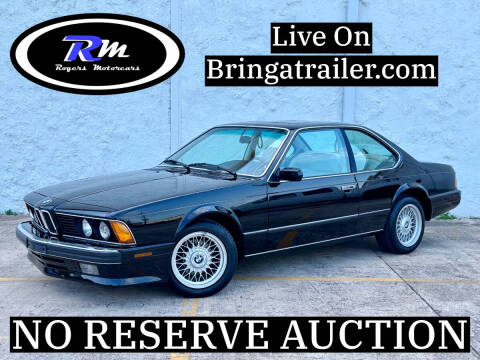 1988 BMW 6 Series for sale at ROGERS MOTORCARS in Houston TX