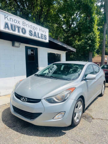 2013 Hyundai Elantra for sale at Knox Bridge Hwy Auto Sales in Canton GA