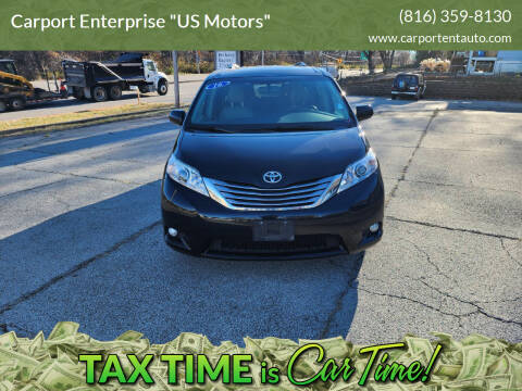 2016 Toyota Sienna for sale at Carport Enterprise "US Motors" - Kansas in Kansas City KS