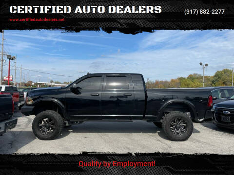 2014 RAM 2500 for sale at CERTIFIED AUTO DEALERS in Greenwood IN