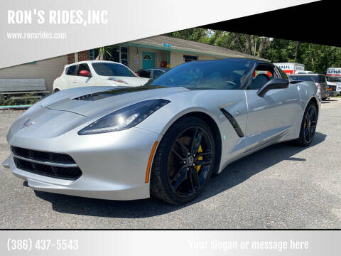 2014 Chevrolet Corvette for sale at RON'S RIDES,INC in Bunnell FL