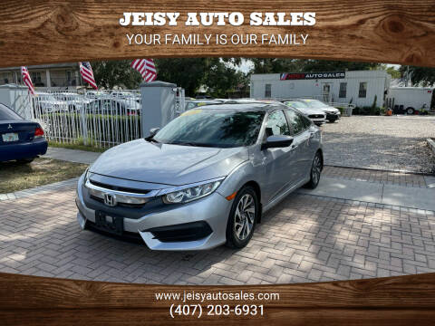 2016 Honda Civic for sale at JEISY AUTO SALES in Orlando FL