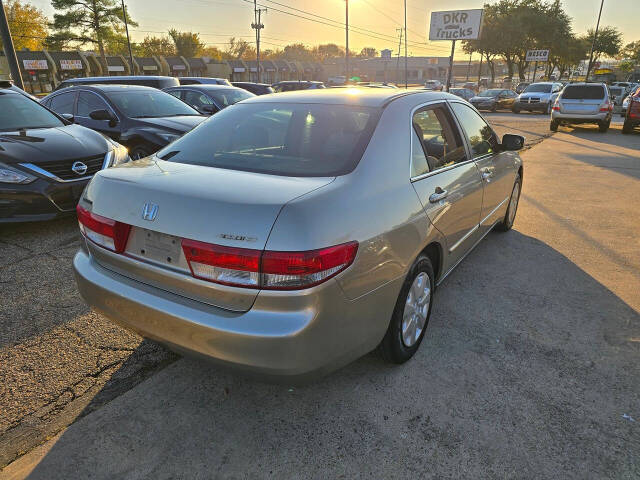 2003 Honda Accord for sale at Mac Motors in Arlington, TX