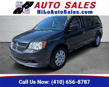 2014 Dodge Grand Caravan for sale at Hi-Lo Auto Sales in Frederick MD