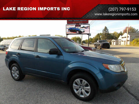 2010 Subaru Forester for sale at LAKE REGION IMPORTS INC in Westbrook ME