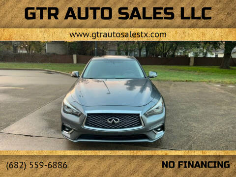 2018 Infiniti Q50 for sale at GTR Auto Sales LLC in Haltom City TX