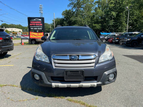 2014 Subaru Outback for sale at Cohasset Auto Sales in Cohasset MA