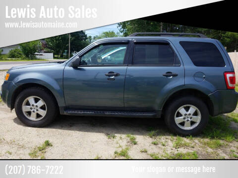 2010 Ford Escape for sale at Lewis Auto Sales in Lisbon ME