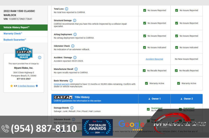 2022 RAM 1500 Classic Warlock