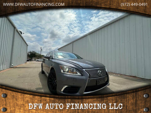 2013 Lexus LS 460 for sale at Bad Credit Call Fadi in Dallas TX