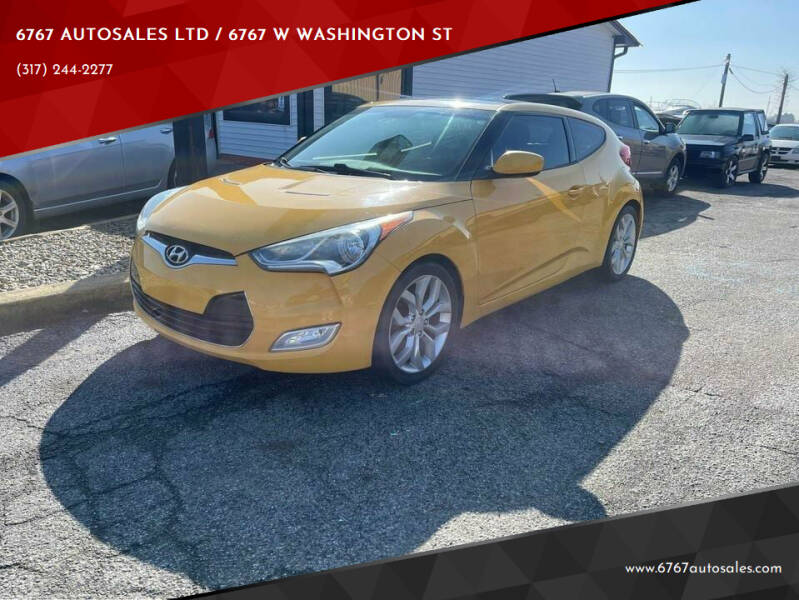2012 Hyundai Veloster for sale at 6767 AUTOSALES LTD / 6767 W WASHINGTON ST in Indianapolis IN