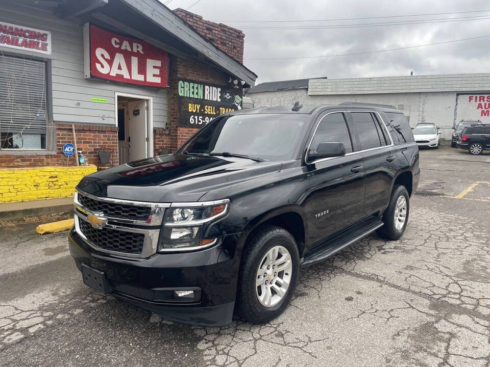 2015 Chevrolet Tahoe for sale at Green Ride LLC in NASHVILLE, TN