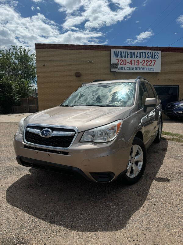 2015 Subaru Forester for sale at MARATHON AUTO in Denver, CO