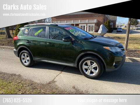 2013 Toyota RAV4 for sale at Clarks Auto Sales in Connersville IN