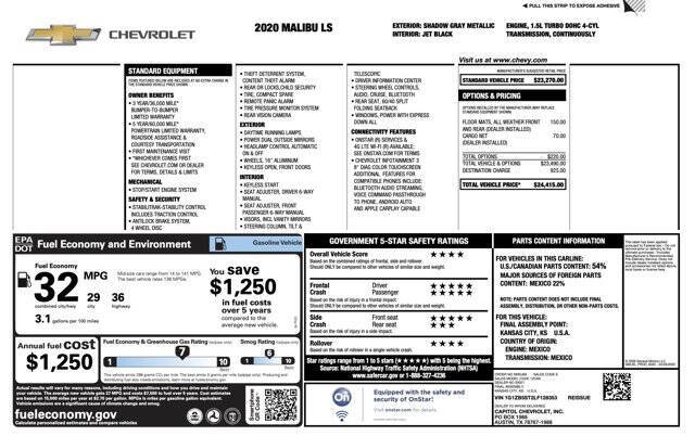 2020 Chevrolet Malibu LS