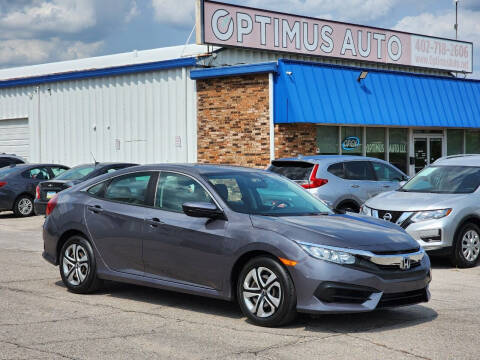 2017 Honda Civic for sale at Optimus Auto in Omaha NE
