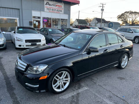 2013 Mercedes-Benz C-Class for sale at AutoPro Virginia LLC in Virginia Beach VA