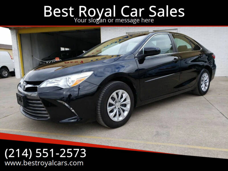 2015 Toyota Camry for sale at Best Royal Car Sales in Dallas TX