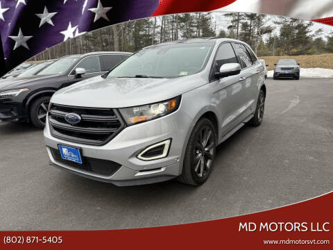 2016 Ford Edge for sale at MD Motors LLC in Williston VT
