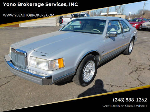 1992 Lincoln Mark VII for sale at Farmington's Finest Used Autos - Yono Brokerage Services, INC in Farmington MI