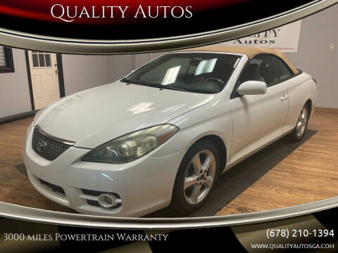 2007 Toyota Camry Solara for sale at Quality Autos in Marietta GA