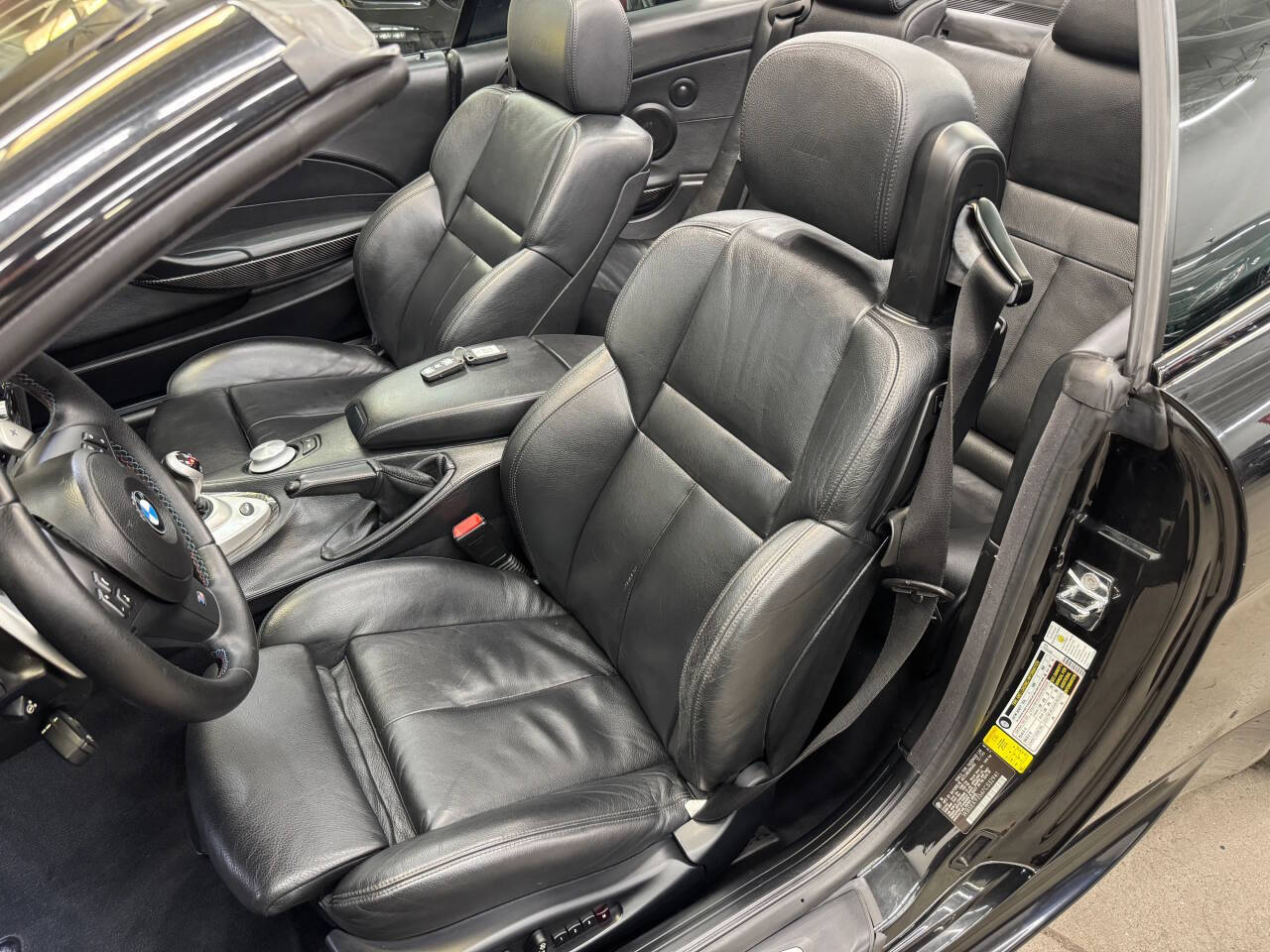 Black 2007 BMW M6 Base Convertible 2dr Convertible 26