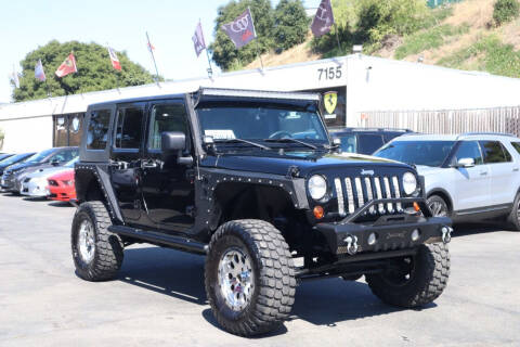 2010 Jeep Wrangler Unlimited for sale at So Cal Performance SD, llc in San Diego CA