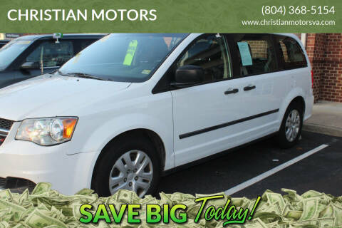2016 Dodge Grand Caravan for sale at CHRISTIAN MOTORS in Hopewell VA