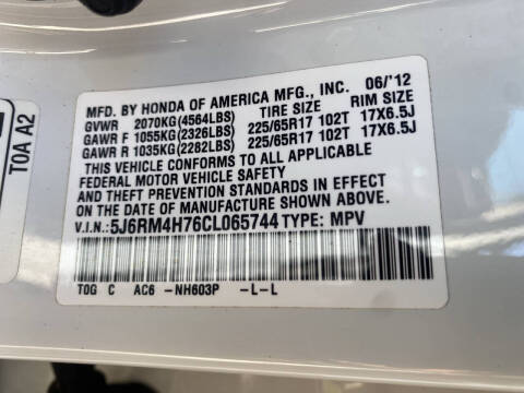 2012 Honda CR-V EX-L w/Navi