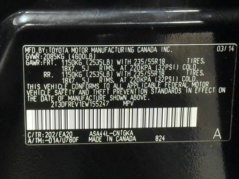 2014 Toyota RAV4 Limited