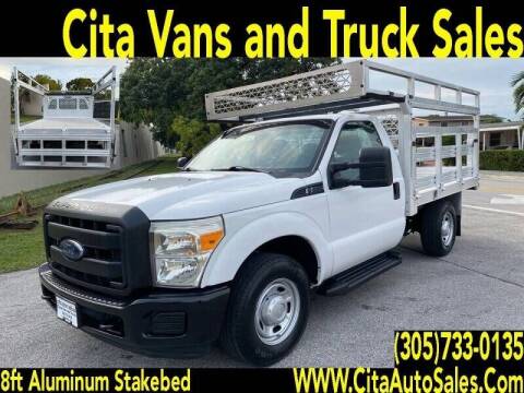 2013 FORD F250 SD ALUMINUM FLATBED *FLAT BED* for sale at Cita Auto Sales in Medley FL