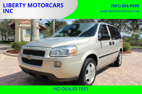 2008 Chevrolet Uplander for sale at LIBERTY MOTORCARS INC in Royal Palm Beach FL