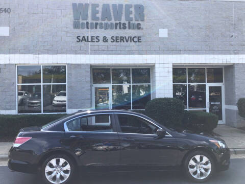 2010 Honda Accord for sale at Weaver Motorsports Inc in Cary NC