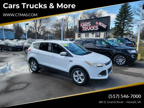 2016 Ford Escape for sale at Cars Trucks & More in Howell MI