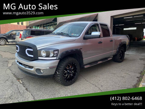 2006 Dodge Ram Pickup 1500 for sale at MG Auto Sales in Pittsburgh PA