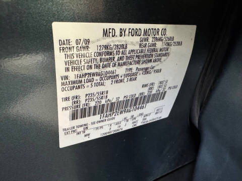 2010 Ford Taurus SEL