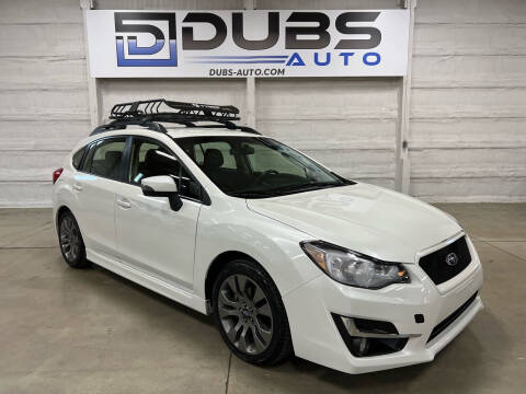 2016 Subaru Impreza for sale at DUBS AUTO LLC in Clearfield UT