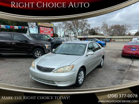 2005 Toyota Camry for sale at Right Choice Auto in Boise ID