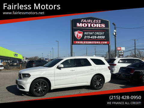 2017 Dodge Durango for sale at Fairless Motors in Fairless Hills PA