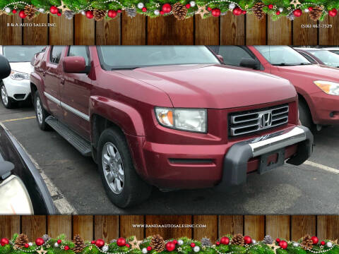 2006 Honda Ridgeline for sale at B & A Auto Sales Inc. in Jamaica NY