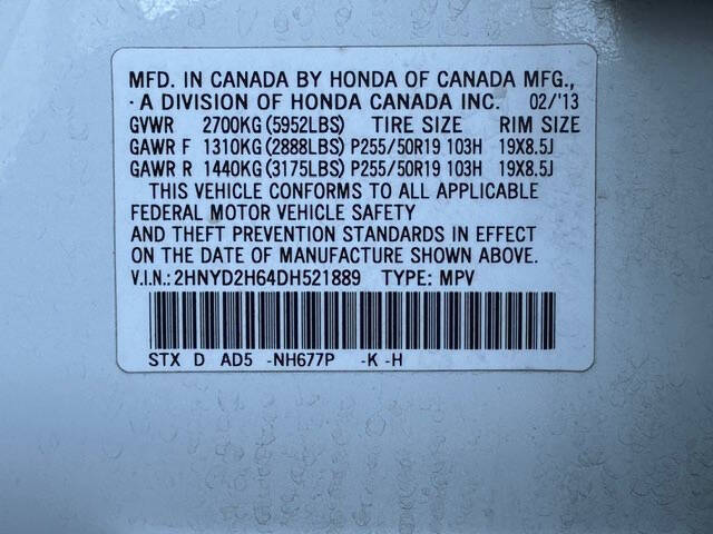 2013 Acura MDX SH-AWD w/Advance